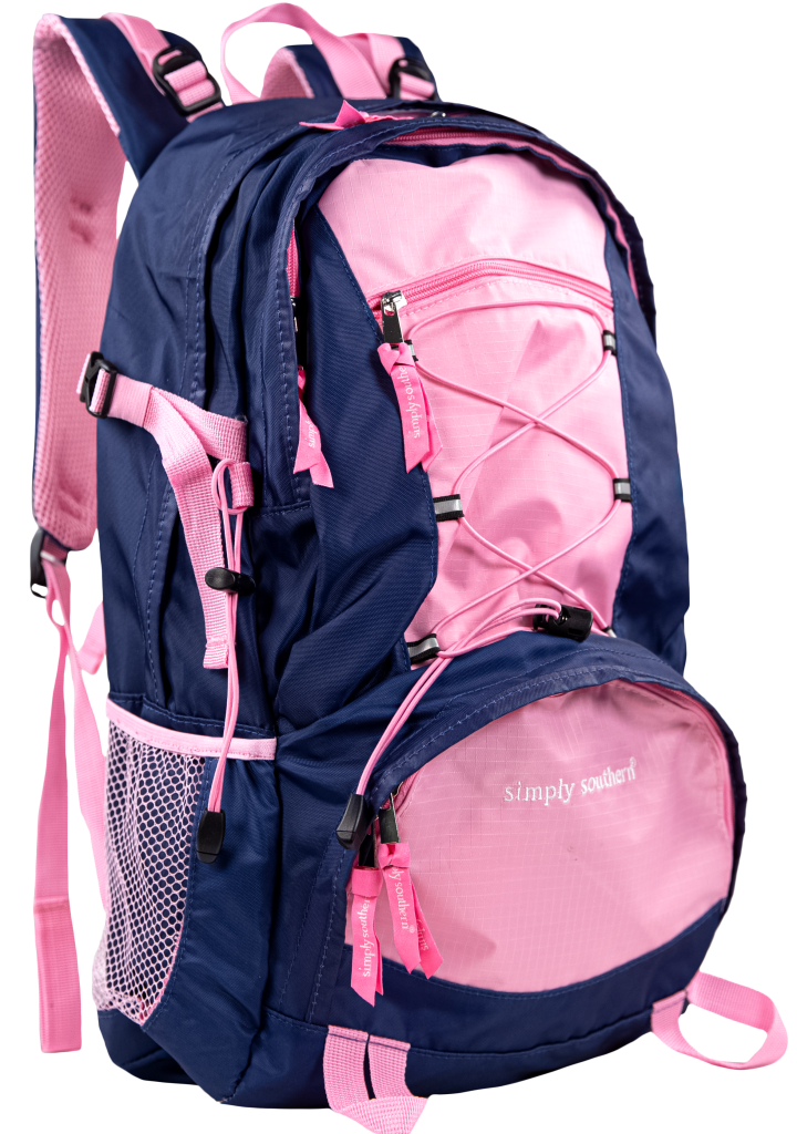 Simply Southern Preppy Navy Pink Utility Backpack - Adult & Kids T-Shirts, Sweatshirts & Hoodies apparel design preview 1