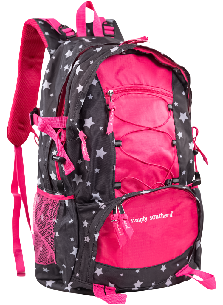 Simply Southern Preppy Stars Utility Backpack Bookbag - Adult & Kids T-Shirts, Sweatshirts & Hoodies apparel design preview 1