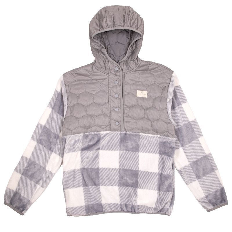 Simply Southern Grey Plaid Furry Soft - Adult & Kids T-Shirts, Sweatshirts & Hoodies apparel design preview 1