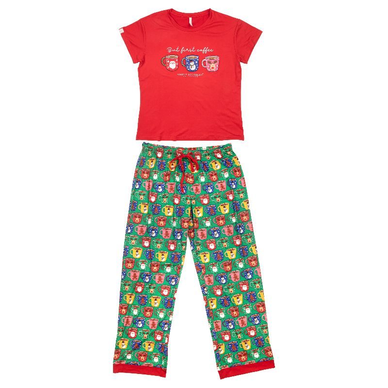 Simply Southern Coffee Holiday PJ Pants Set - Adult & Kids T-Shirts, Sweatshirts & Hoodies apparel design preview 1