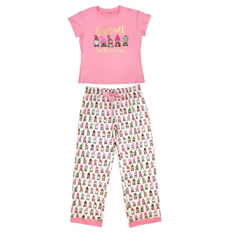 Simply Southern Gnome Holiday PJ Pants Set - Adult & Kids T-Shirts, Sweatshirts & Hoodies apparel design preview 1