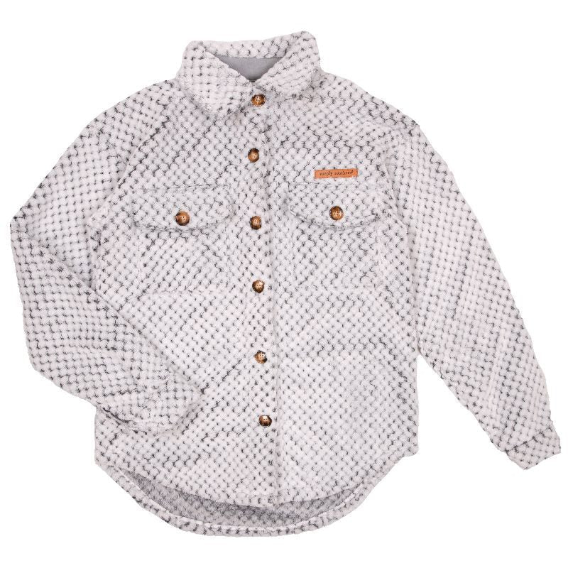 Simply Southern Soft Sherpa Shacket Button Jacket - Adult & Kids T-Shirts, Sweatshirts & Hoodies apparel design preview 1
