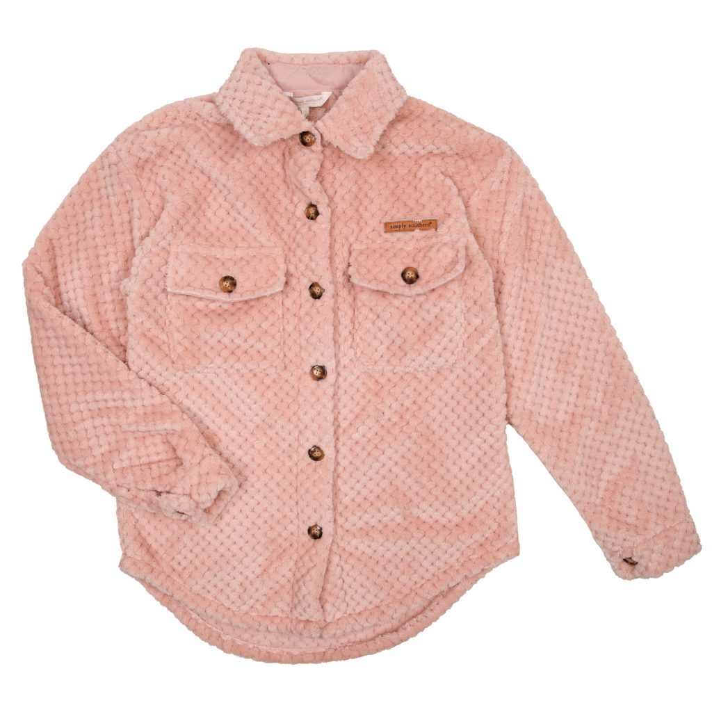 Simply Southern Soft Sherpa Shacket Button Jacket - Adult & Kids T-Shirts, Sweatshirts & Hoodies apparel design preview 2
