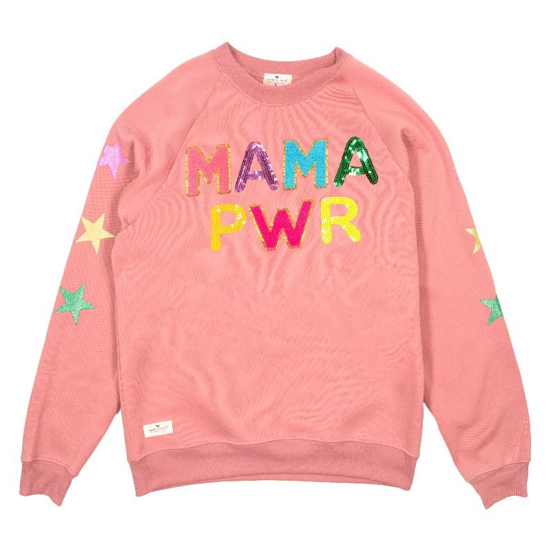 Simply Southern Mama Power Sparkle Crew - Adult & Kids T-Shirts, Sweatshirts & Hoodies apparel design preview 1