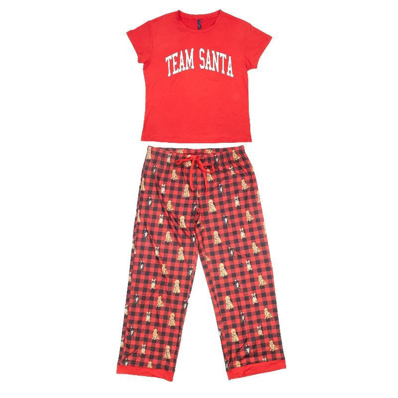 Simply Southern Team Santa PJ Pants Set - Adult & Kids T-Shirts, Sweatshirts & Hoodies apparel design preview 1