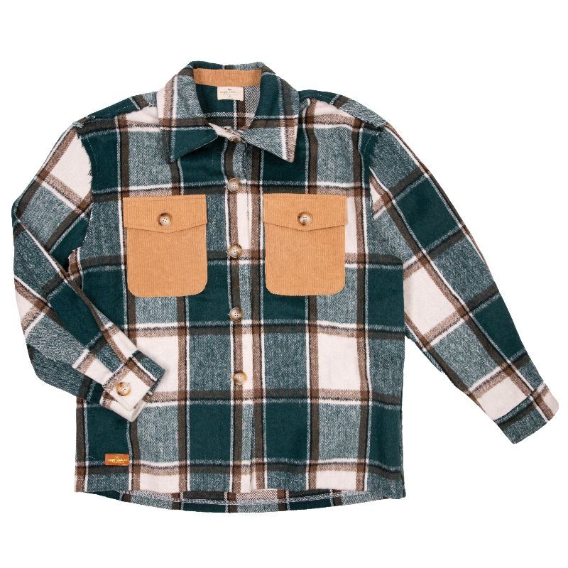 Simply Southern Plaid Shacket Jacket - Adult & Kids T-Shirts, Sweatshirts & Hoodies apparel design preview 2