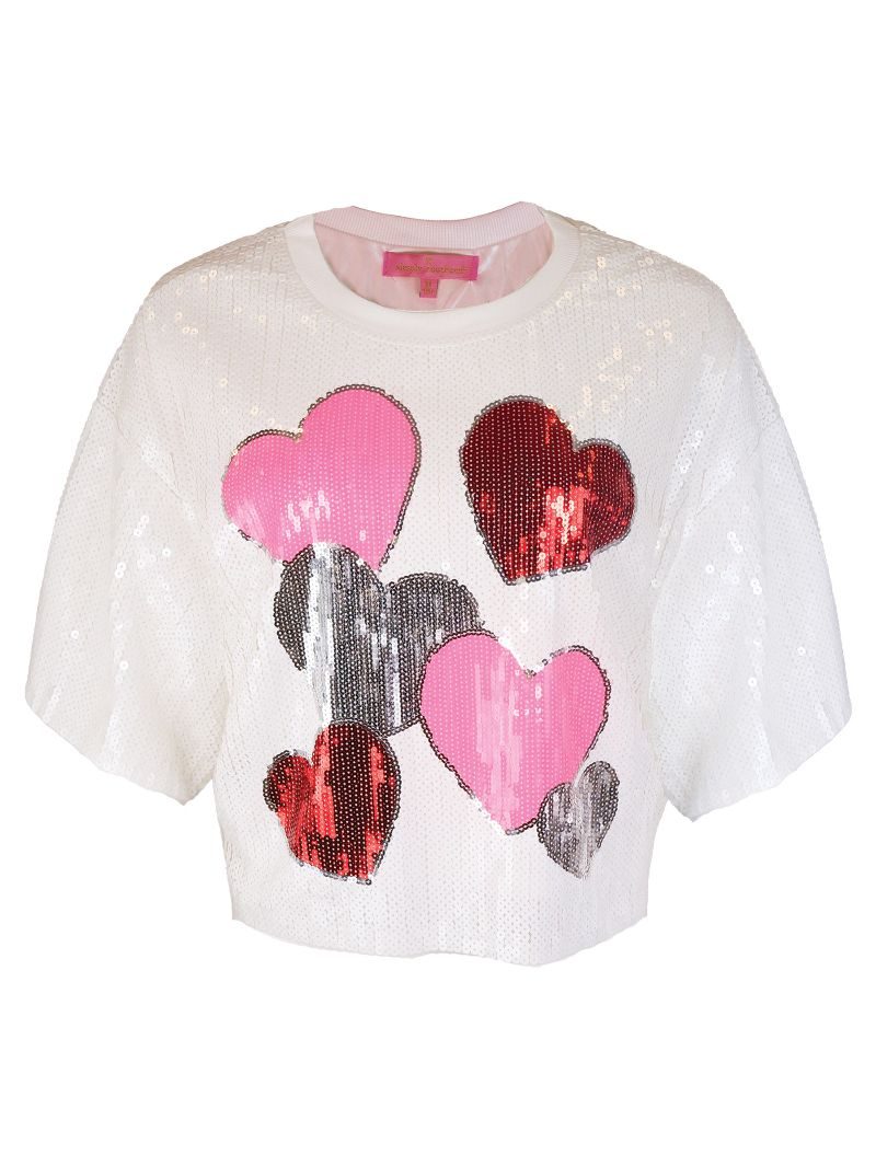 Simply Southern Preppy Sequins Hearts Top - Adult & Kids T-Shirts, Sweatshirts & Hoodies apparel design preview 2