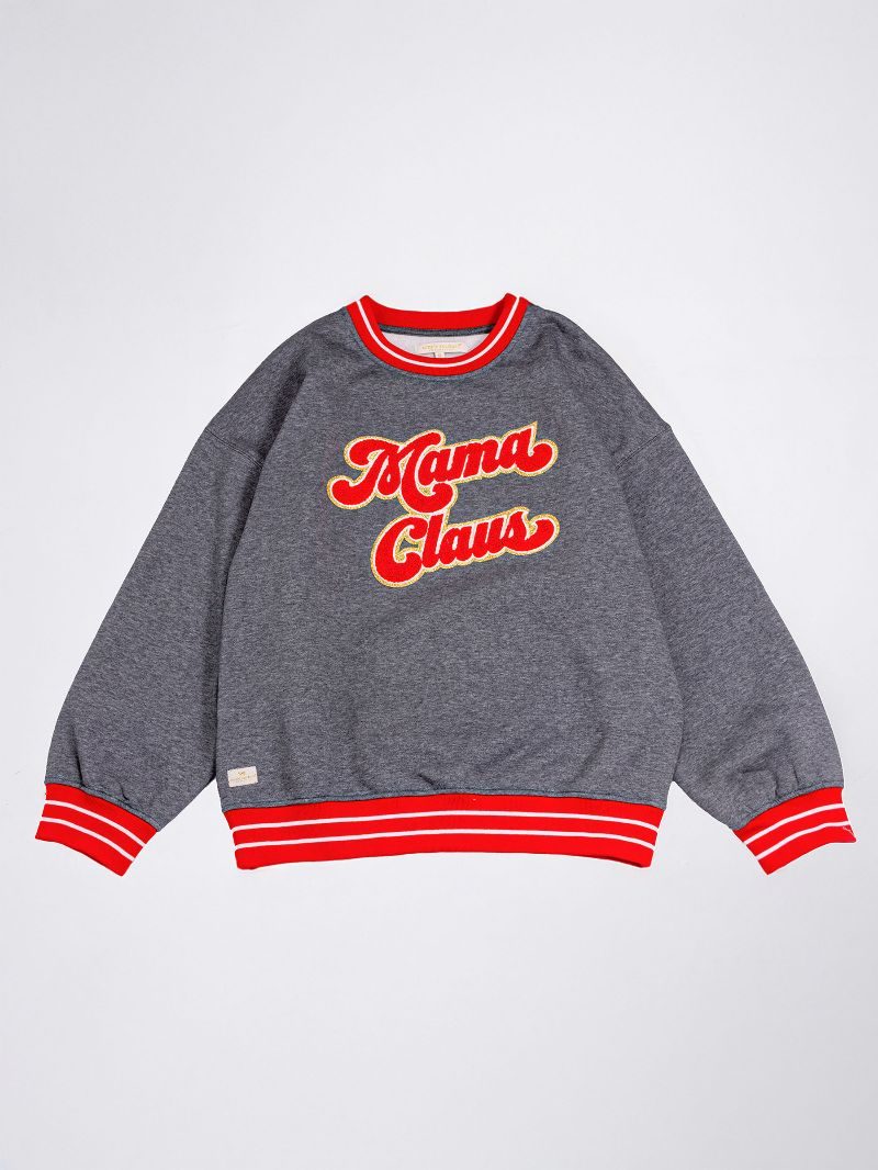 Simply Southern Mama Claus Holiday Crew - Adult & Kids T-Shirts, Sweatshirts & Hoodies apparel design preview 2