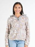 Simply Southern Quarter Zip Camo White Sweater Jacket - Adult & Kids T-Shirts, Sweatshirts & Hoodies apparel design preview 1