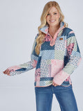 Simply Southern Quarter Zip Quilted Pattern Sweater - Adult & Kids T-Shirts, Sweatshirts & Hoodies apparel design preview 1