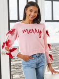 Simply Southern Merry Holiday Eyva Sweater - Adult & Kids T-Shirts, Sweatshirts & Hoodies apparel design preview 1