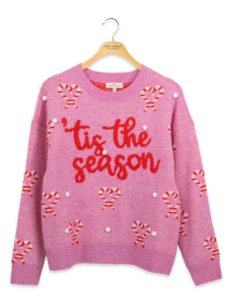 Simply Southern 0226 Candy Holiday Soft Fuzzy - Adult & Kids T-Shirts, Sweatshirts & Hoodies apparel design preview 2