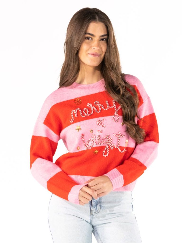 Simply Southern 0226 Stripe Holiday Soft - Adult & Kids T-Shirts, Sweatshirts & Hoodies apparel design preview 1