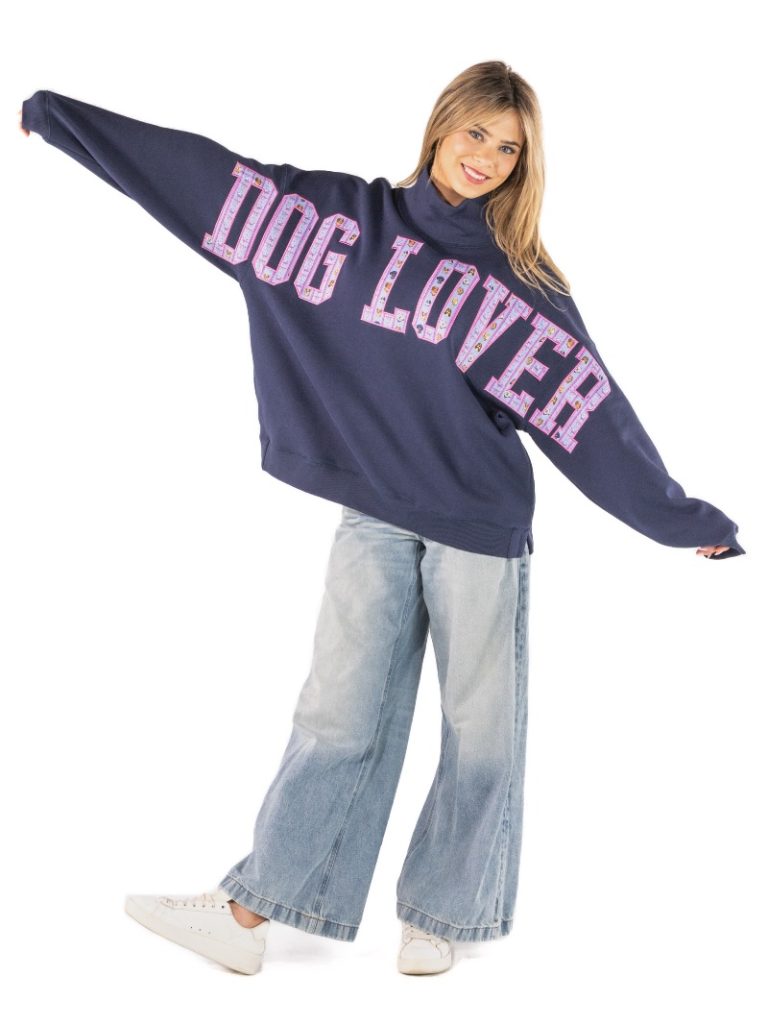 Simply Southern Dog Lover Mock Neck Crew Oversized - Adult & Kids T-Shirts, Sweatshirts & Hoodies apparel design preview 1
