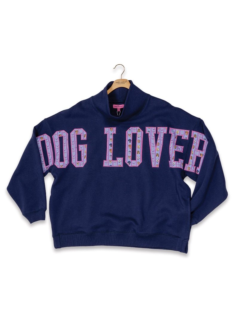 Simply Southern Dog Lover Mock Neck Crew Oversized - Adult & Kids T-Shirts, Sweatshirts & Hoodies apparel design preview 2