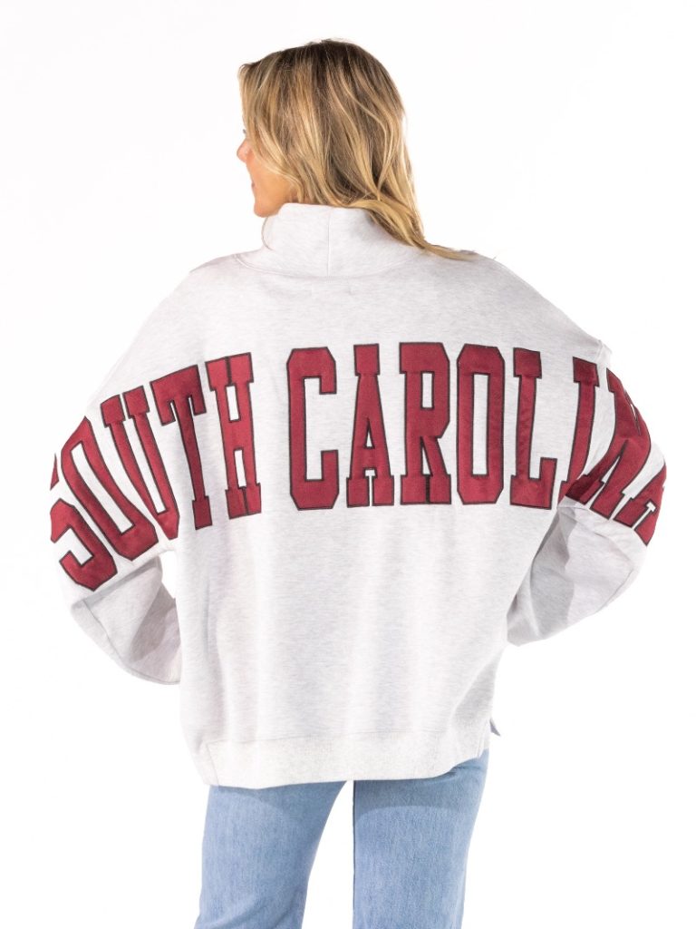 Simply Southern Red South Carolina Mock Neck Crew - Adult & Kids T-Shirts, Sweatshirts & Hoodies apparel design preview 1