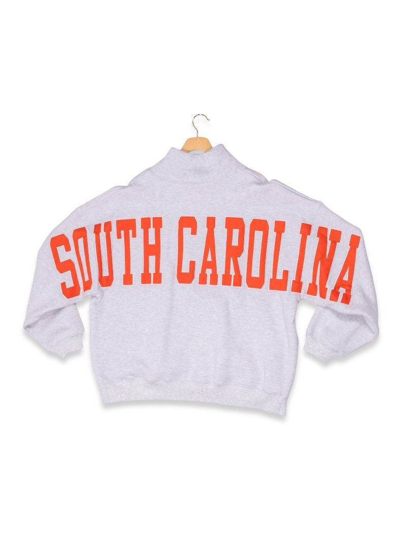 Simply Southern Orange South Carolina Mock Neck Crew - Adult & Kids T-Shirts, Sweatshirts & Hoodies apparel design preview 2