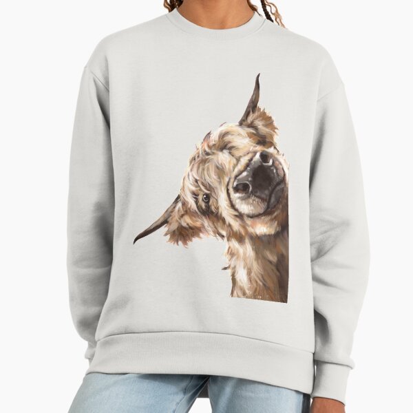 Sneaky Highland Cow - Adult & Kids T-Shirts, Sweatshirts & Hoodies apparel design preview 1
