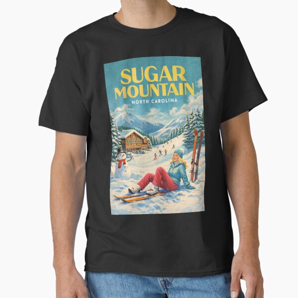 Sugar Mountain Blue Ridge Mountains Ski Resort North - Adult & Kids T-Shirts, Sweatshirts & Hoodies apparel design preview 1