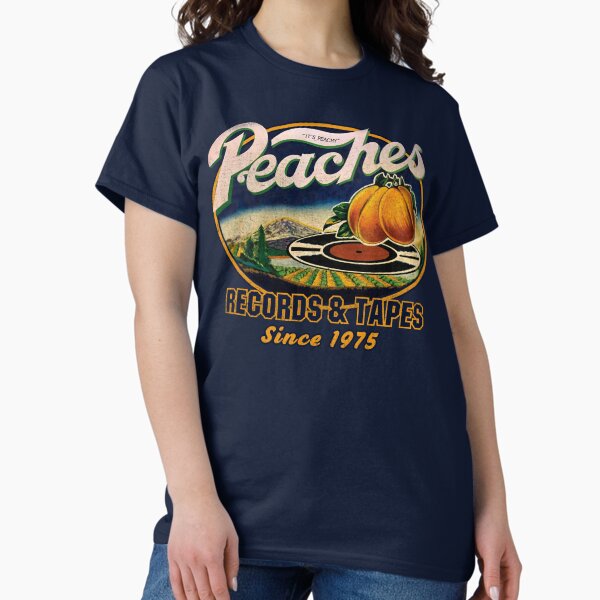Peaches Records and Tapes 1975 Worn - Adult & Kids T-Shirts, Sweatshirts & Hoodies apparel design preview 1