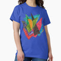 Triangular colorful geometric abstract design - Adult & Kids T-Shirts, Sweatshirts & Hoodies apparel design preview 1