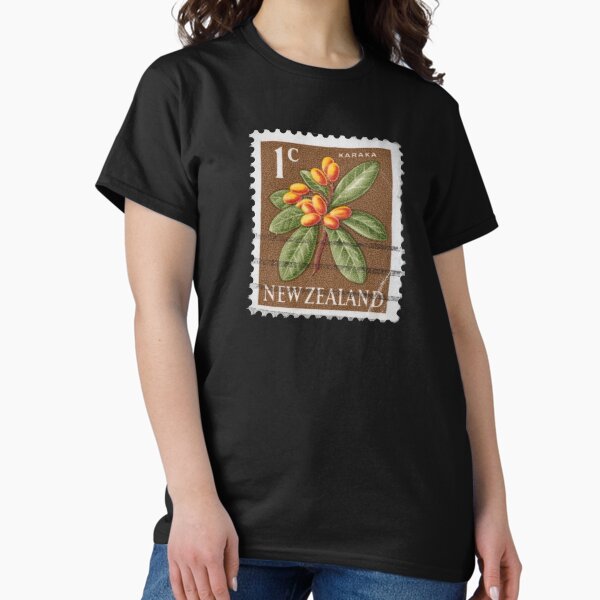 Vintage 1967 stamp from New Zealand featuring the - Adult & Kids T-Shirts, Sweatshirts & Hoodies apparel design preview 1