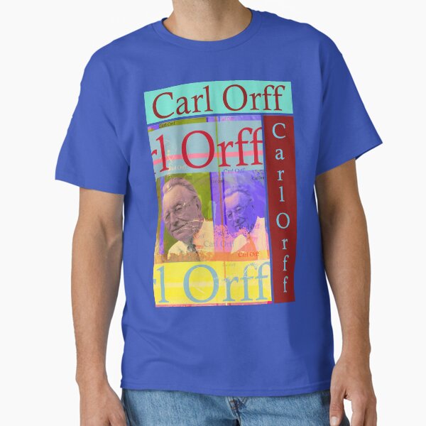 Carl Orff, aesthetic portrait, famous musician - Adult & Kids T-Shirts, Sweatshirts & Hoodies apparel design preview 1