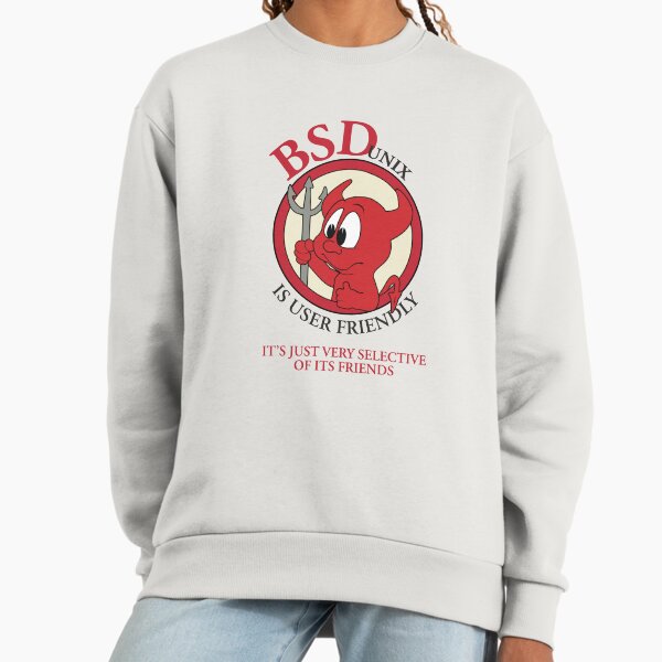 BSD Unix is User Friendly...Its Just Very Selective - Adult & Kids T-Shirts, Sweatshirts & Hoodies apparel design preview 1
