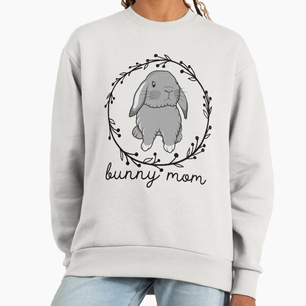 Bunny Mom Cute Holland Lop Grey - Adult & Kids T-Shirts, Sweatshirts & Hoodies apparel design preview 1
