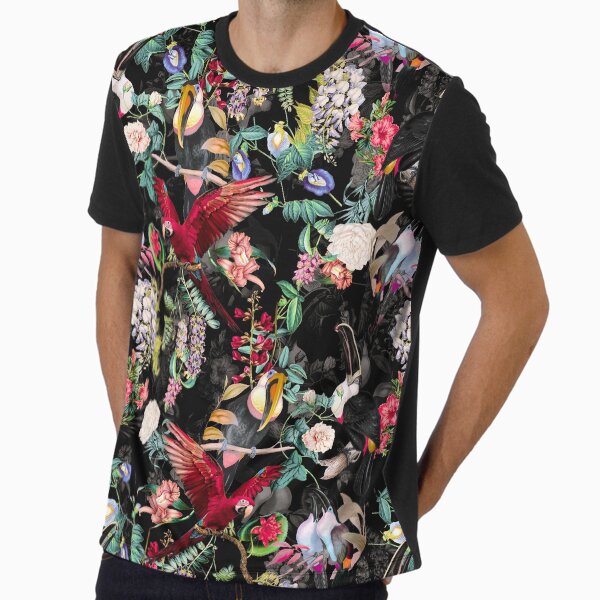 Floral and Birds IX Graphic - Adult & Kids T-Shirts, Sweatshirts & Hoodies apparel design preview 1