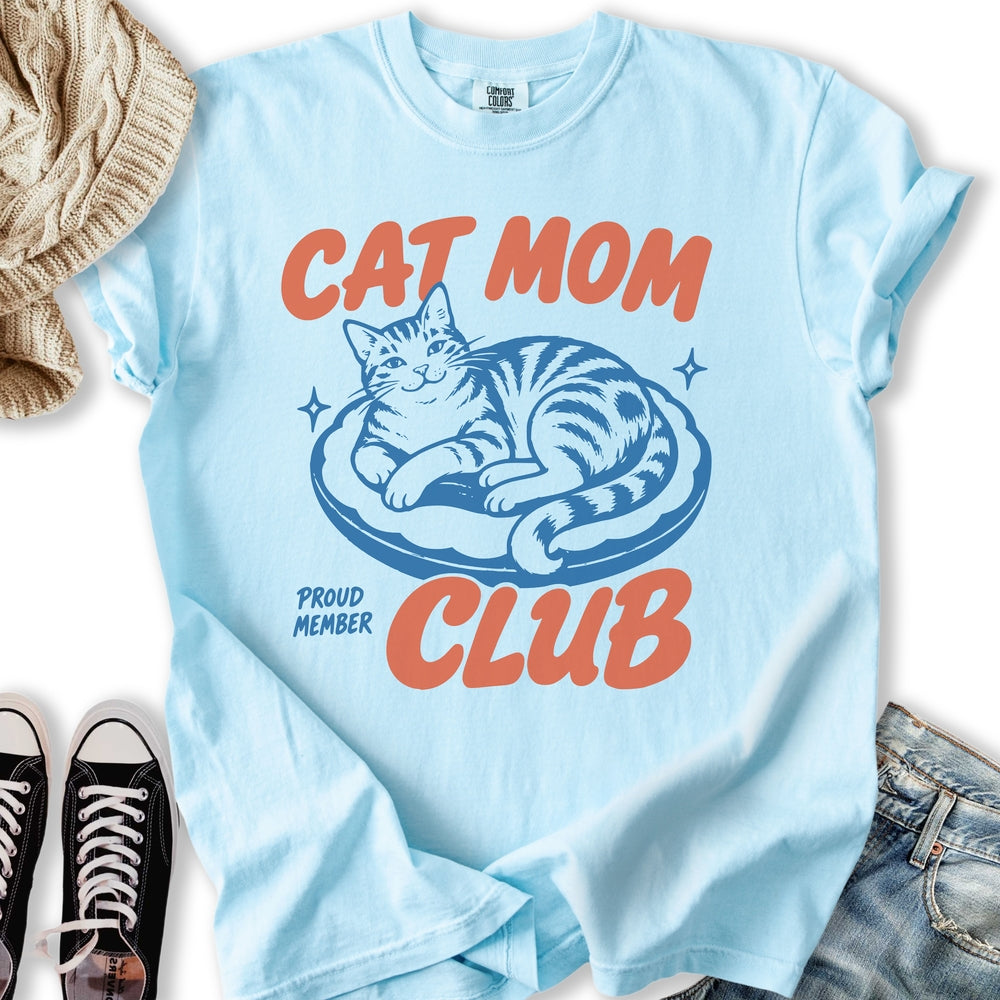 Cat Mom Club Member - Adult & Kids T-Shirts, Sweatshirts & Hoodies apparel design preview 2