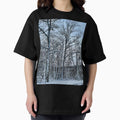 Snow Covered Trees Quiet Winter Forest Landscape - Adult & Kids T-Shirts, Sweatshirts & Hoodies apparel design preview 1