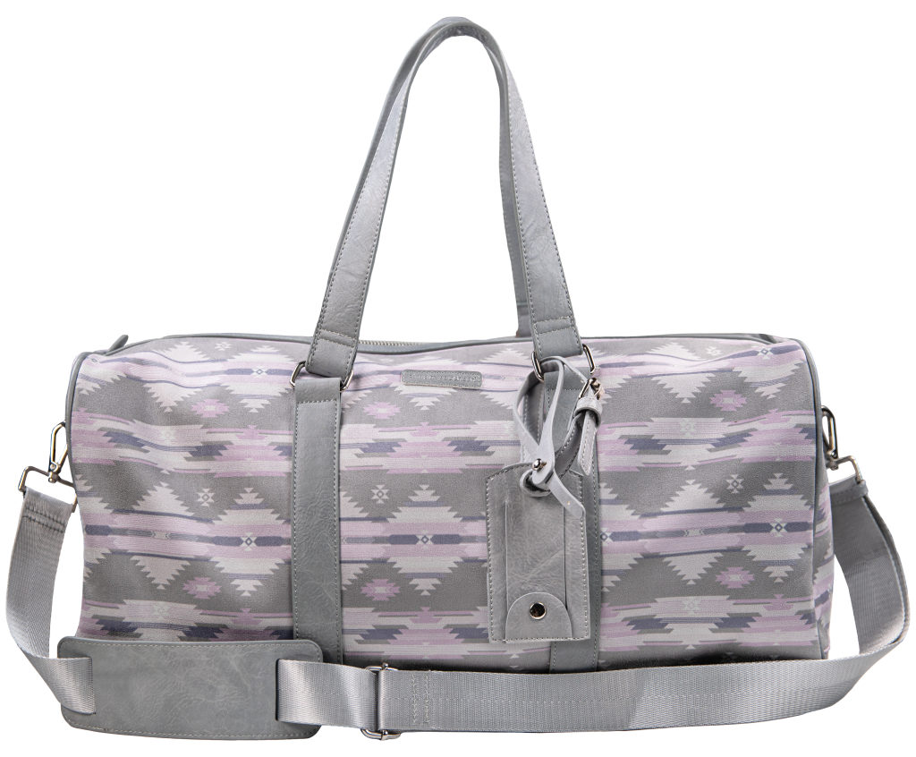 Simply Southern Preppy Pattern Leather Duffle Bag - Adult & Kids T-Shirts, Sweatshirts & Hoodies apparel design preview 2