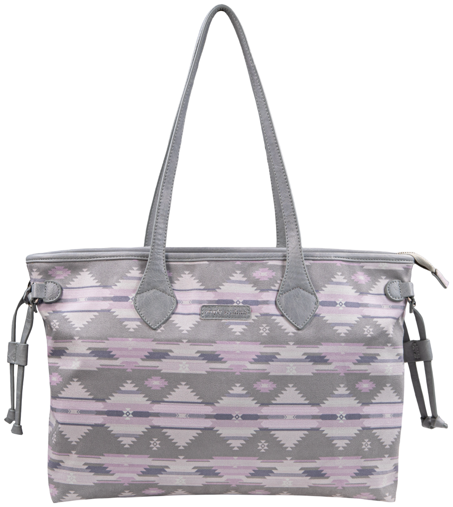 Simply Southern Preppy Pattern Leather Tote Bag - Adult & Kids T-Shirts, Sweatshirts & Hoodies apparel design preview 2