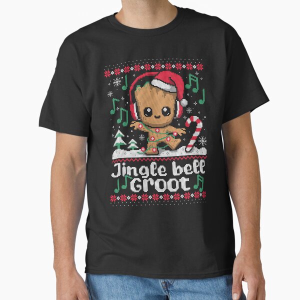 Jingle bell Groot ugly christmas sweater - Adult & Kids T-Shirts, Sweatshirts & Hoodies apparel design preview 1