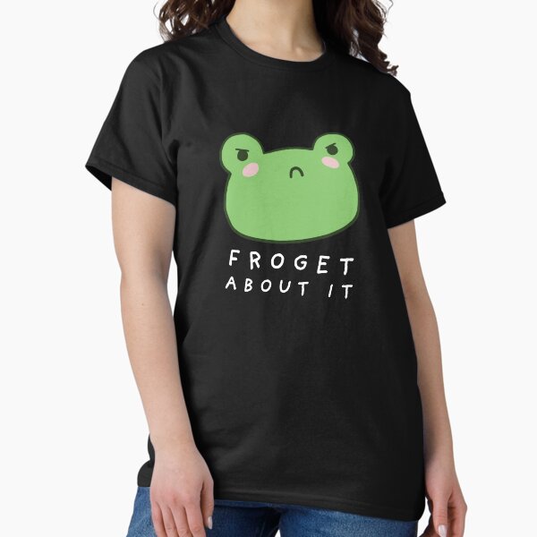 Froget About It: Cute Grumpy Frog with a Funny Frogge - Adult & Kids T-Shirts, Sweatshirts & Hoodies apparel design preview 1