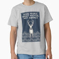 Good people shoot photos, not animals - Adult & Kids T-Shirts, Sweatshirts & Hoodies apparel design preview 1