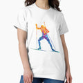 Watercolor Biathlon - Adult & Kids T-Shirts, Sweatshirts & Hoodies apparel design preview 1