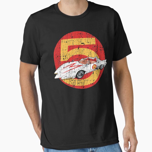 Mach 5 Distressed Vitage - Adult & Kids T-Shirts, Sweatshirts & Hoodies apparel design preview 1