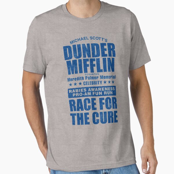 Dunder Mifflin Rabies Awareness Race for the Cure - Adult & Kids T-Shirts, Sweatshirts & Hoodies apparel design preview 1