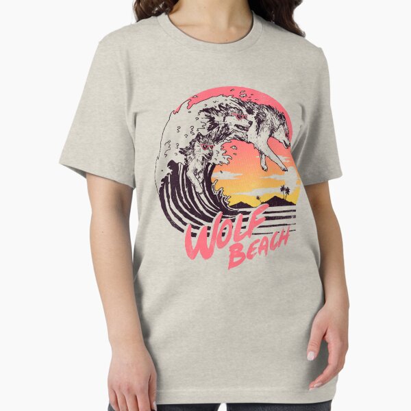 Wolf Beach - Adult & Kids T-Shirts, Sweatshirts & Hoodies apparel design preview 1