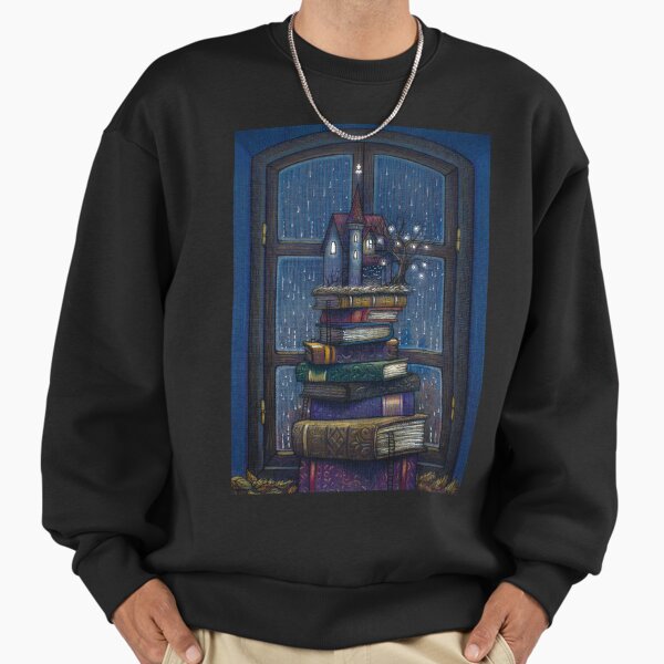 Books castle - Adult & Kids T-Shirts, Sweatshirts & Hoodies apparel design preview 1