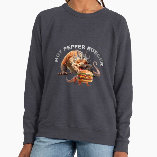 HOT PEPPER BURGER Lightweight - Adult & Kids T-Shirts, Sweatshirts & Hoodies apparel design preview 1