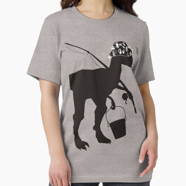 Funny fly fishing dinosaur - Adult & Kids T-Shirts, Sweatshirts & Hoodies apparel design preview 1
