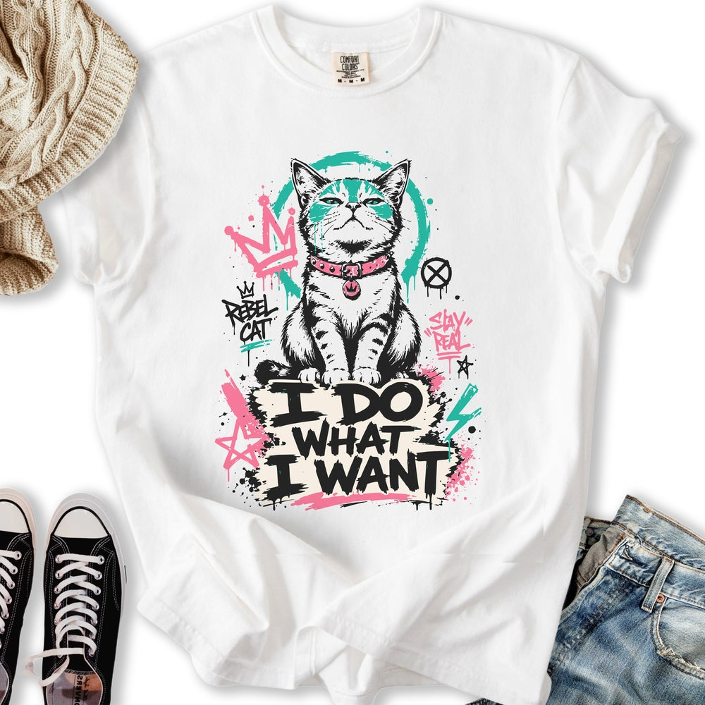 Streetart Cat - Adult & Kids T-Shirts, Sweatshirts & Hoodies apparel design preview 2