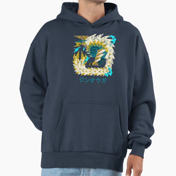 Monster Hunter World Iceborne Zinogre Kanji Icon - Adult & Kids T-Shirts, Sweatshirts & Hoodies apparel design preview 1