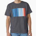 Earth's Climate Barcode - Adult & Kids T-Shirts, Sweatshirts & Hoodies apparel design preview 1