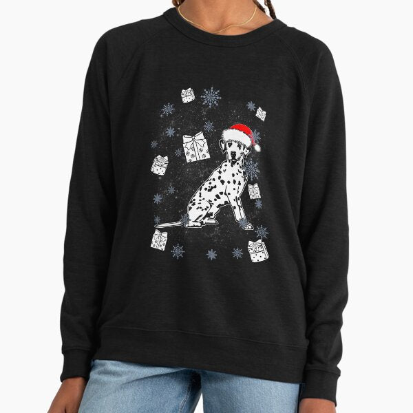 Dalmatian Dog Christmas Winter Ugly Sweater Gift - Adult & Kids T-Shirts, Sweatshirts & Hoodies apparel design preview 1