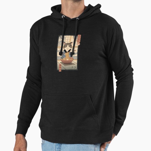 Neko Ramen Ukiyo-e - Adult & Kids T-Shirts, Sweatshirts & Hoodies apparel design preview 1