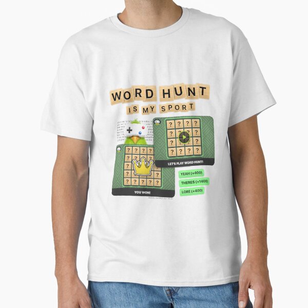 Word Hunt - Adult & Kids T-Shirts, Sweatshirts & Hoodies apparel design preview 1